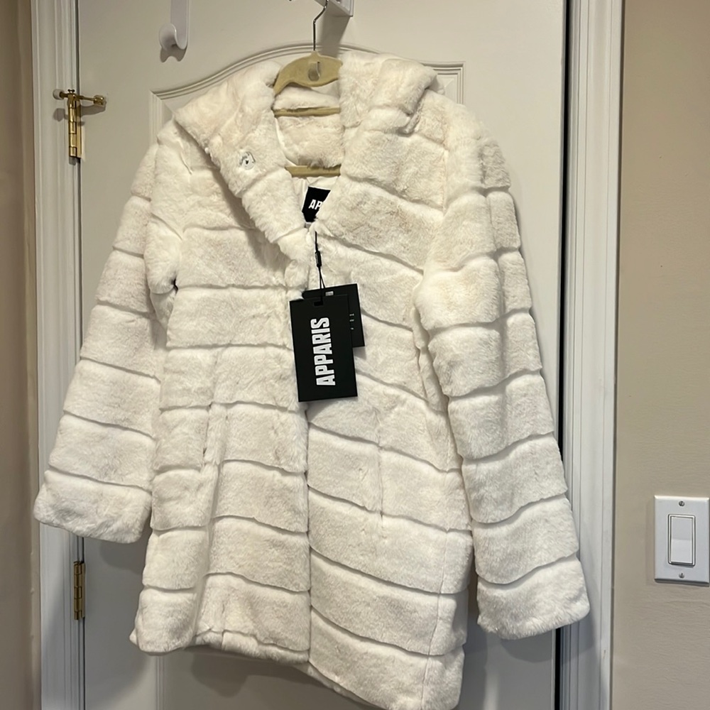 apparis hazel ivory coat